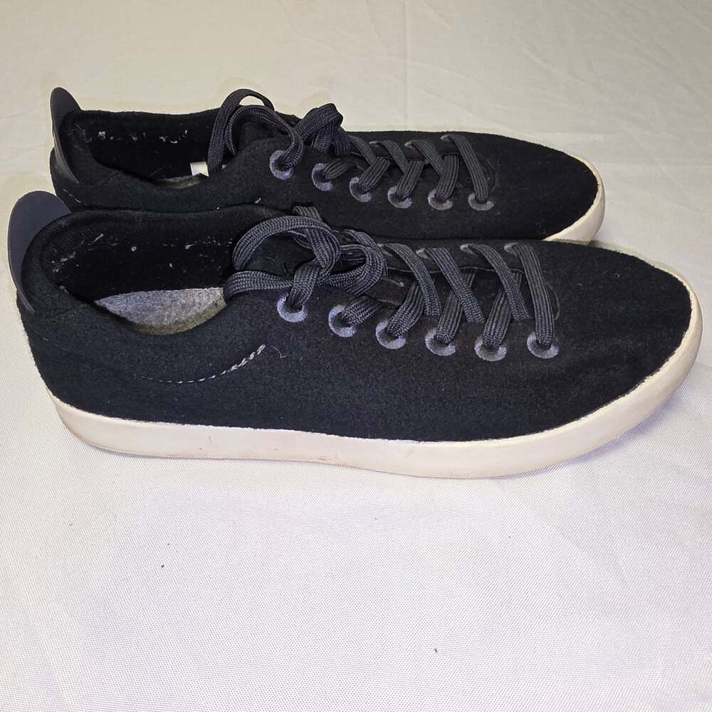 Allbirds Merino Wool Piper Black White Sole Sneakers M10
